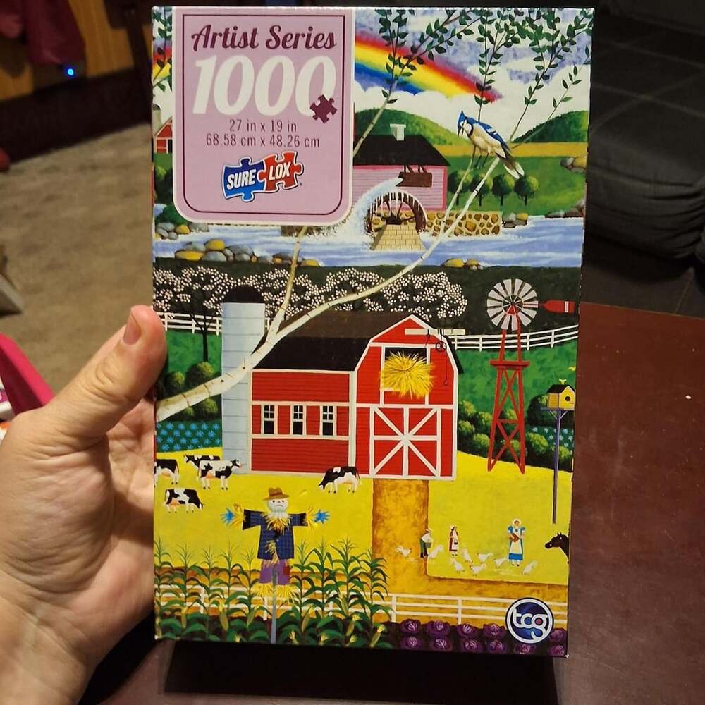 Sure-Lox Artist Series 1000 Piece Farm Puzzle